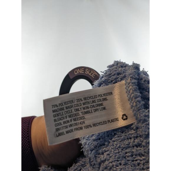 Cozy Cropped Cardigan Wild Fable Azure XS Blue Fuzzy VNeck Button Up Lightweight - Picture 9 of 9